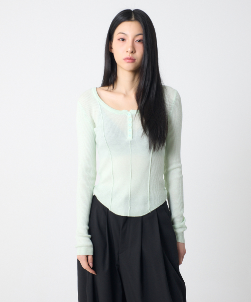 Golji Knit Top Mint