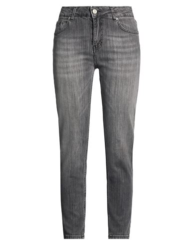 Woman Jeans Black Size XS Cotton, Elastic fibres