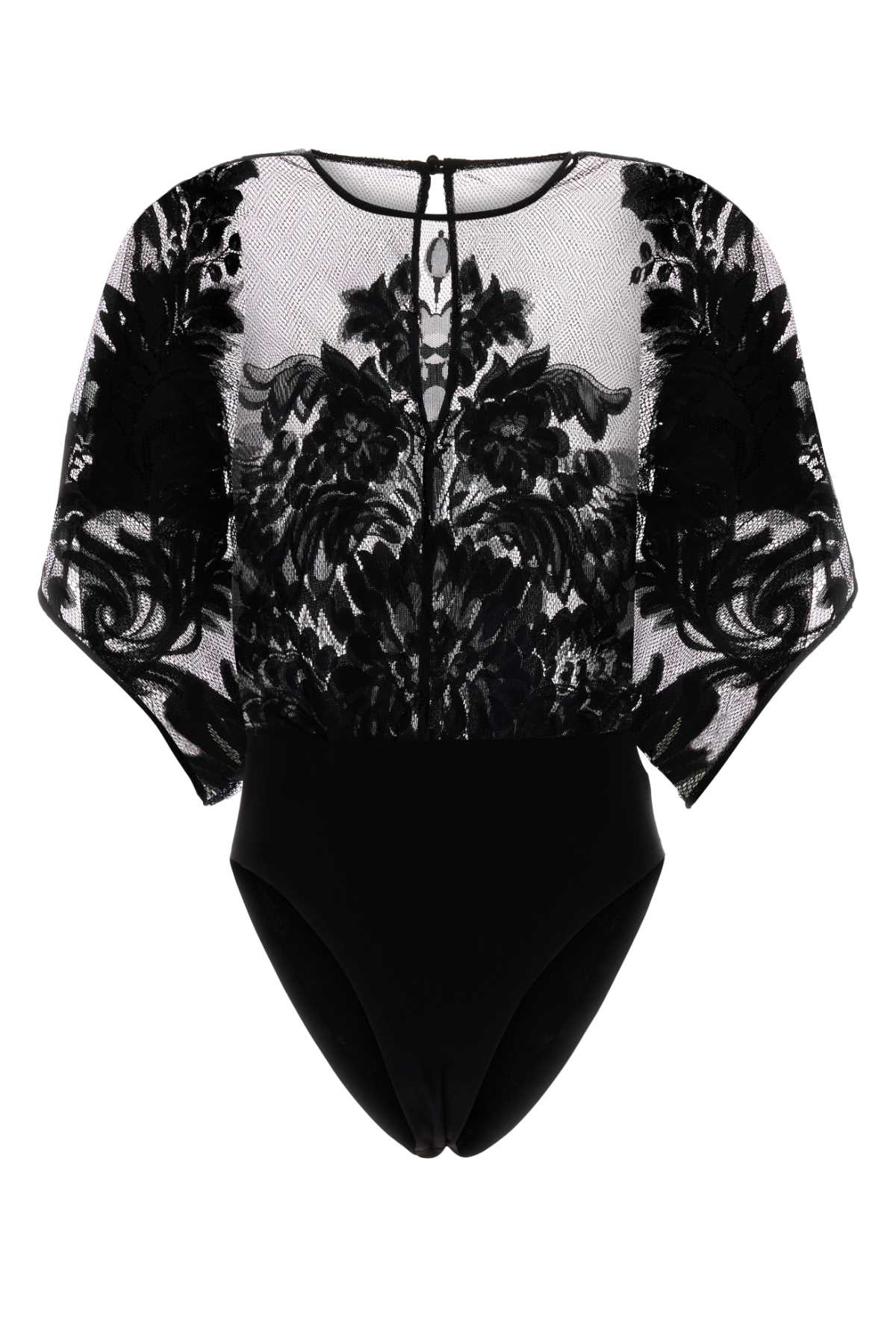 Pizzo Bodysuit — Black