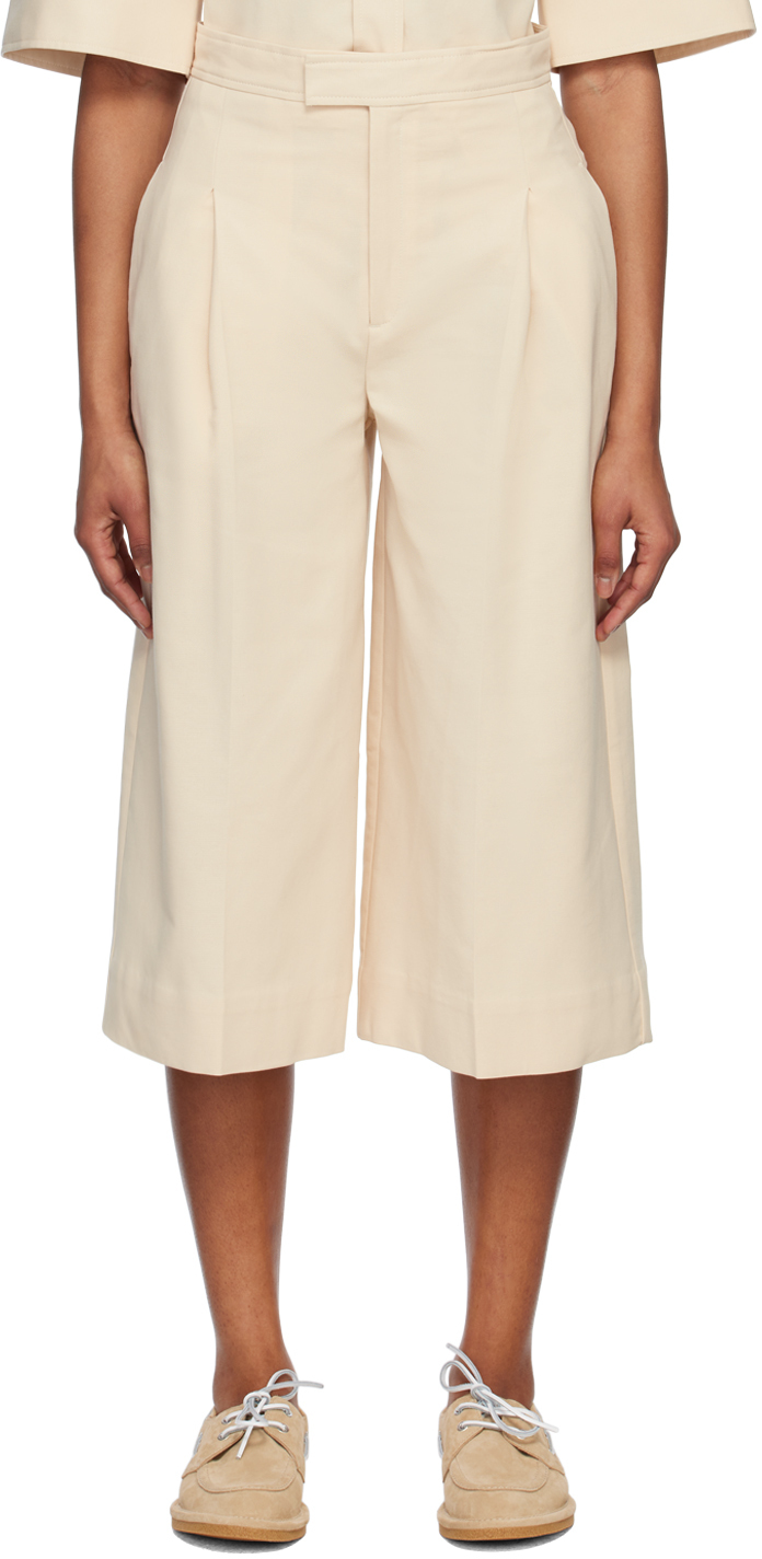 Tan Cotton Board Shorts