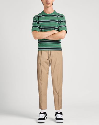 Man Pants Light brown Size 36 Cotton, Elastane