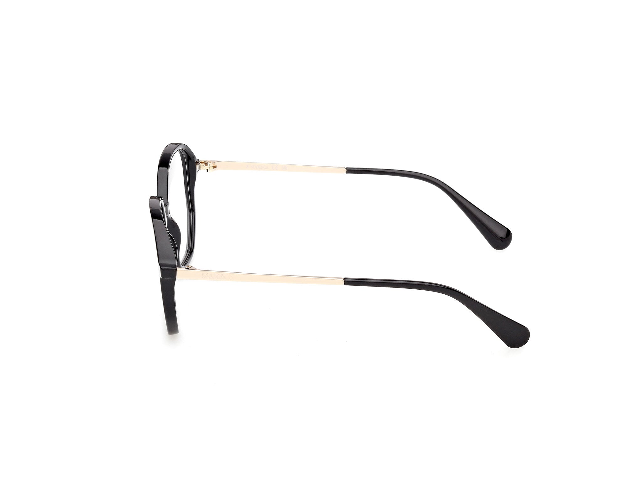 MAX&Co Mujer MAX&Co MO5199 001 Monturas ópticas Inyectado Negro Geométrico Norma
