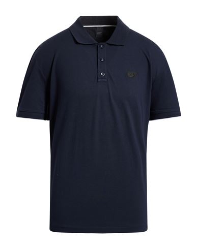 Man Polo shirt Midnight blue Size XXL Cotton, Elastane