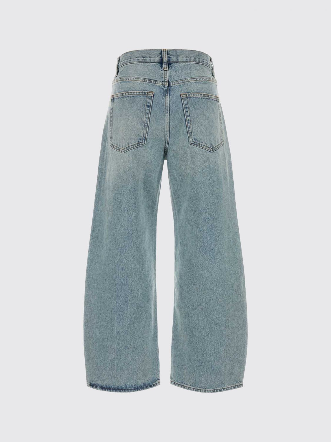 The Bow High Rise Crop Jeans in Coastal
