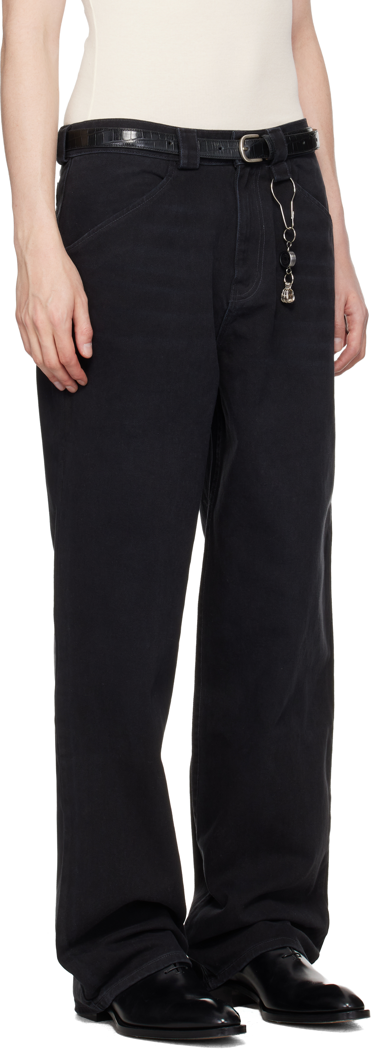 Black Straight Leg 'Good Boy' Jeans