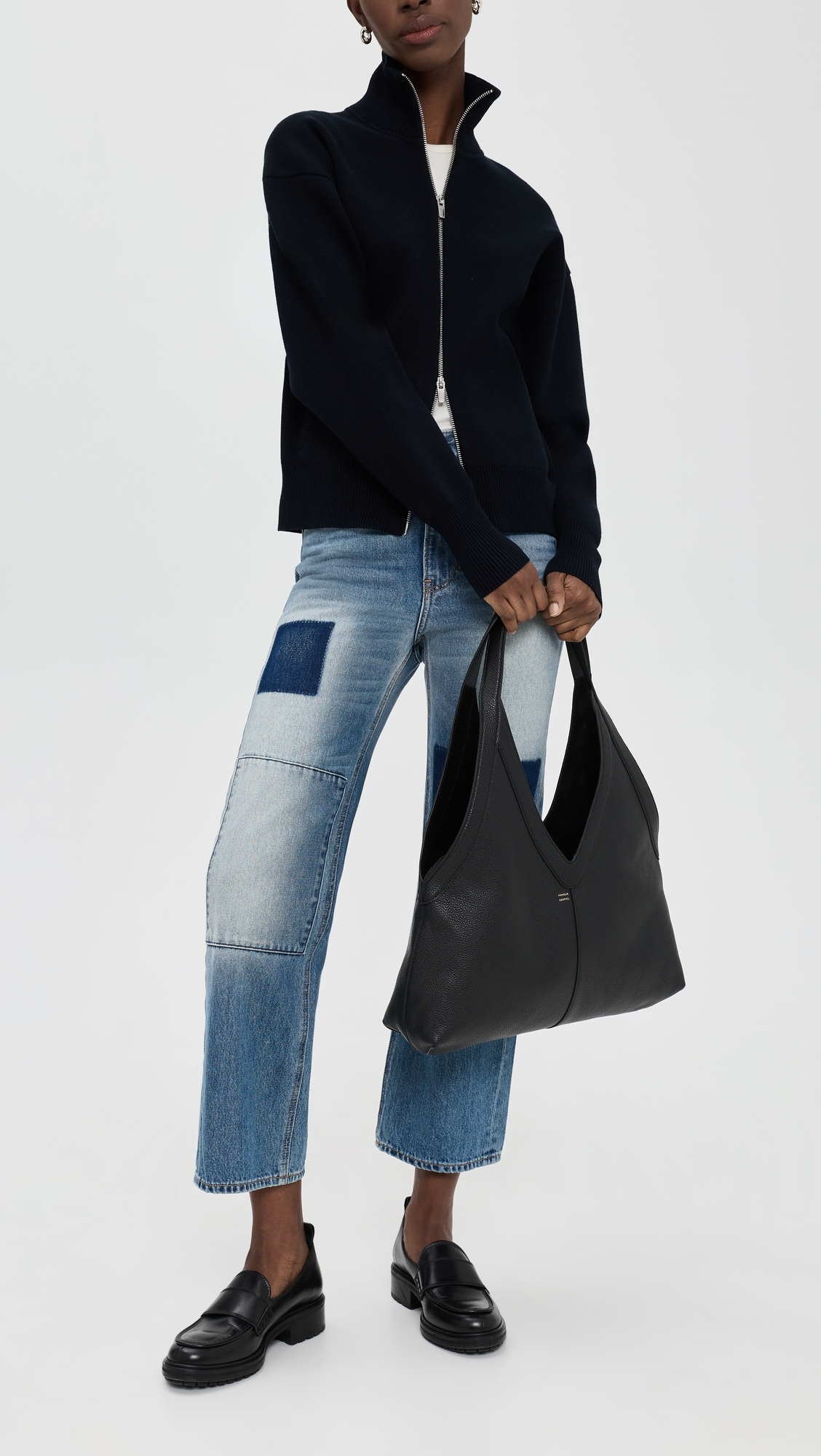 Dylan Ankle High Rise Straight Jeans Time Lapse