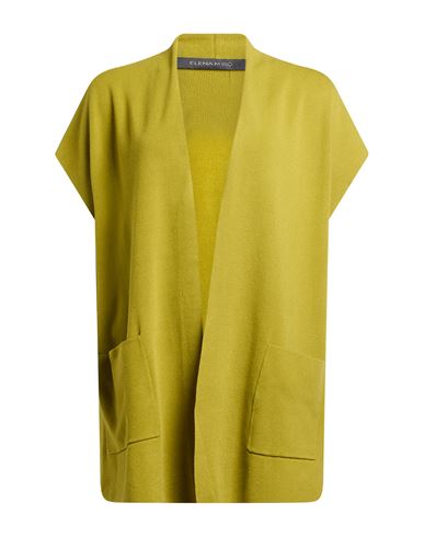 Elena Mirò Woman Cardigan Lime green Size 8 Viscose, Polyester