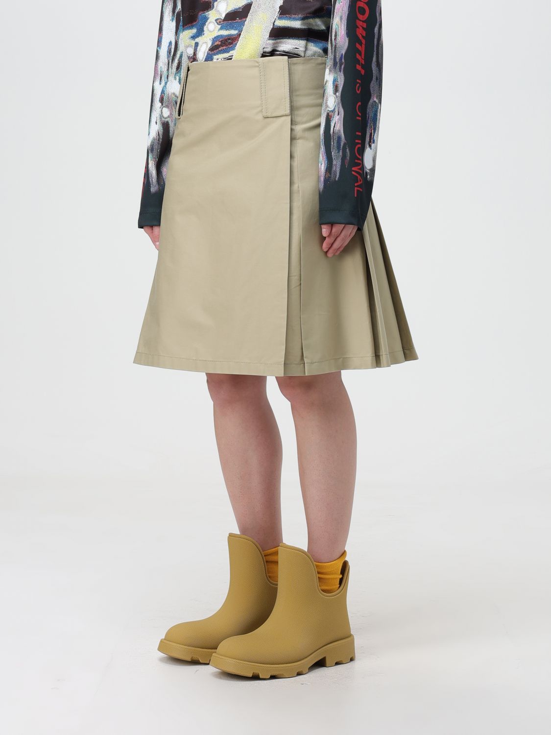 Skirt Woman color Beige