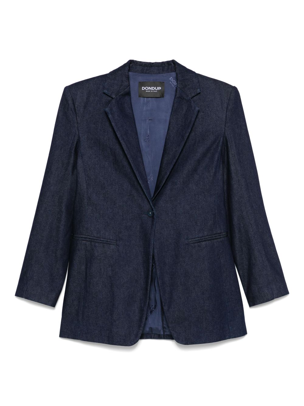 Single-breasted blazer - Blue