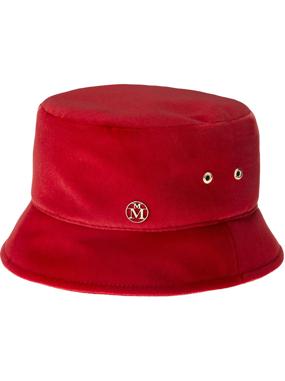 Chinese New Year logo-plaque bucket hat - Red