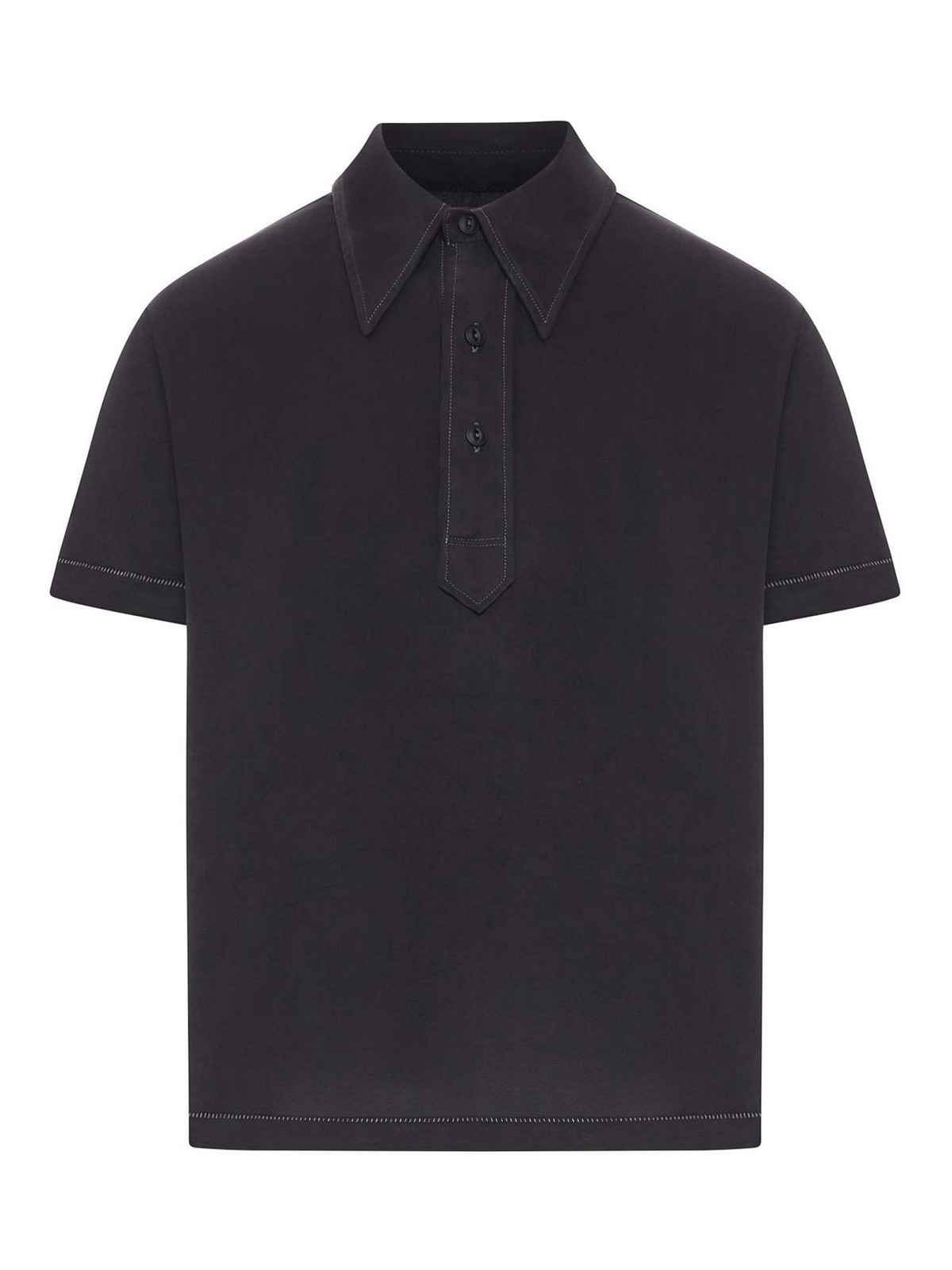 Polo Shirt In Stretch Technical Fabric