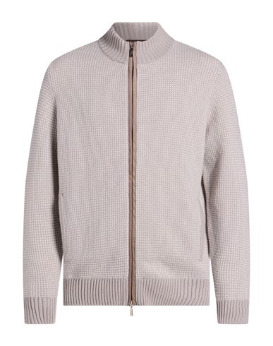 Man Cardigan Beige Size 38 Cashmere
