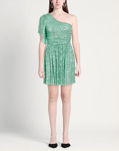 J'aime' Woman Mini dress Light green Size S Polyester