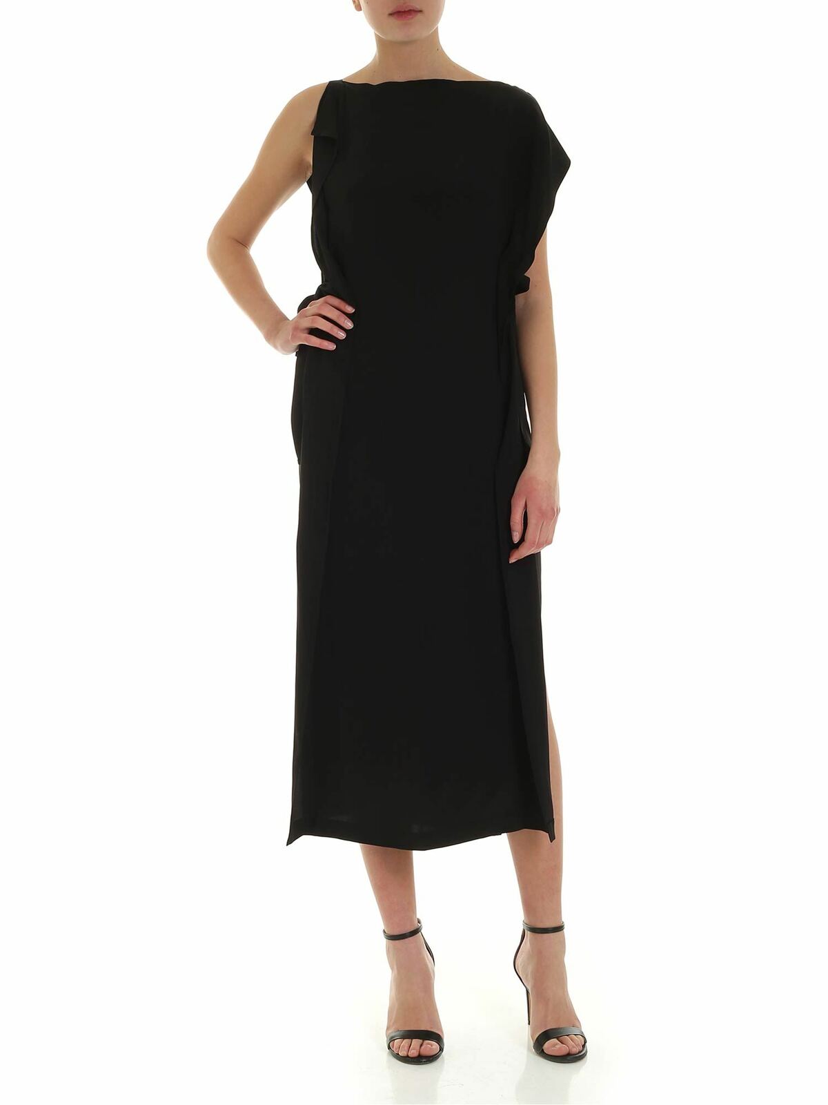 Haruko midi dress in black