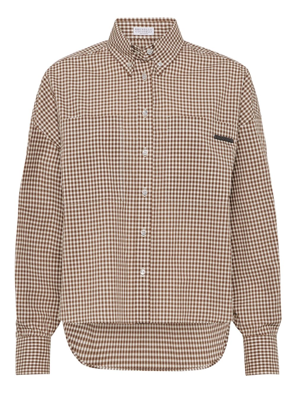 Checked shirt - Brown