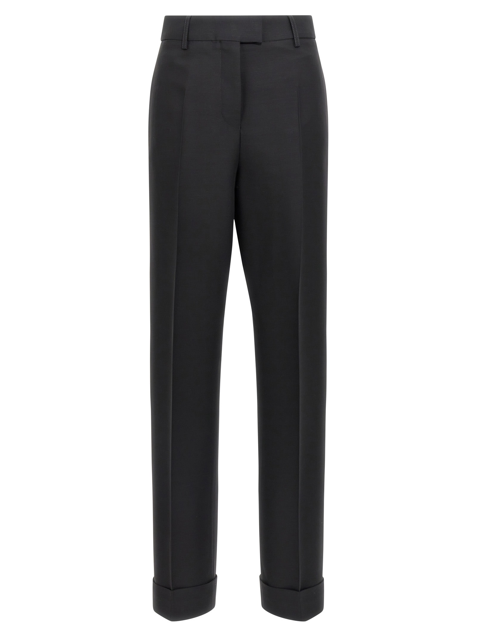 Stretched Pleated Trousers Pants