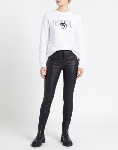 Woman Sweatshirt White Size L Organic cotton