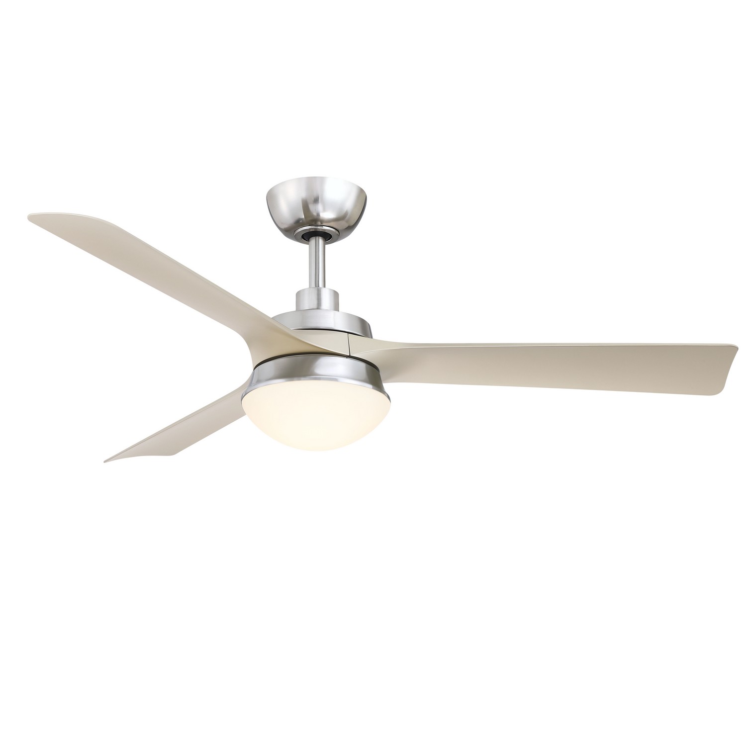 Brushed Nickel 52" Ceiling Fan from the Barlow Collection