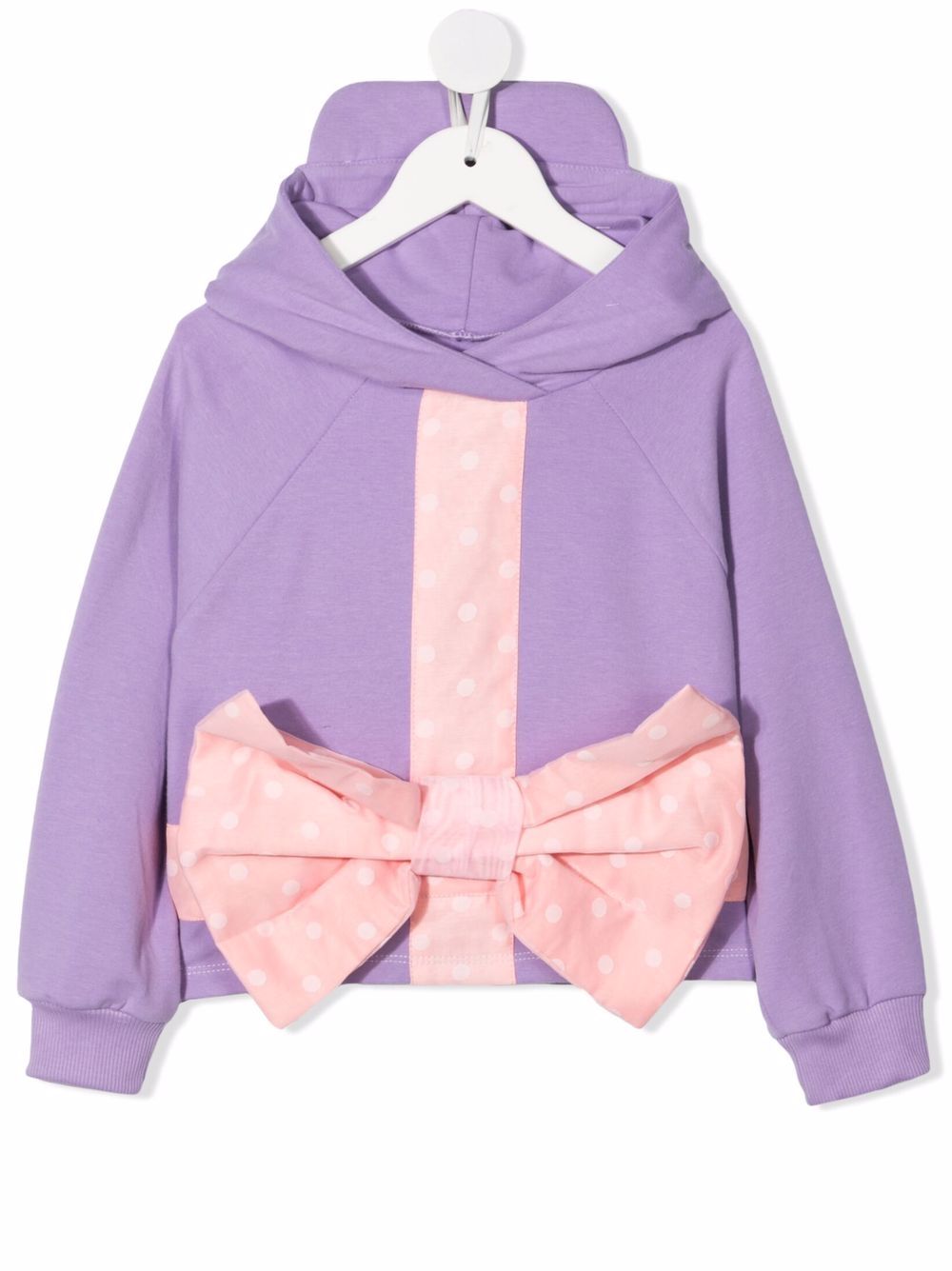 Lucca Bow hoodie - Purple