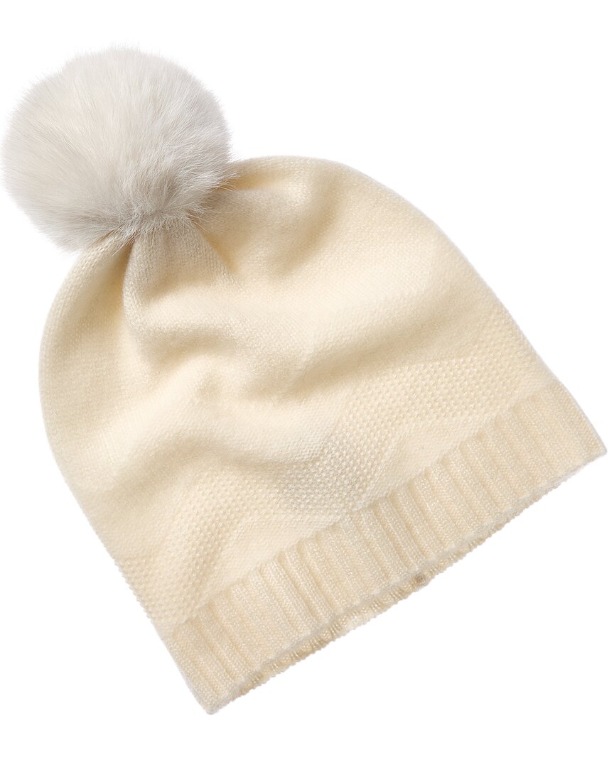 Zig-Zag Texture Cashmere Beanie