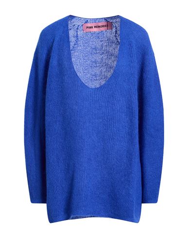 Woman Sweater Bright blue Size 2 Polyamide, Mohair wool, Wool