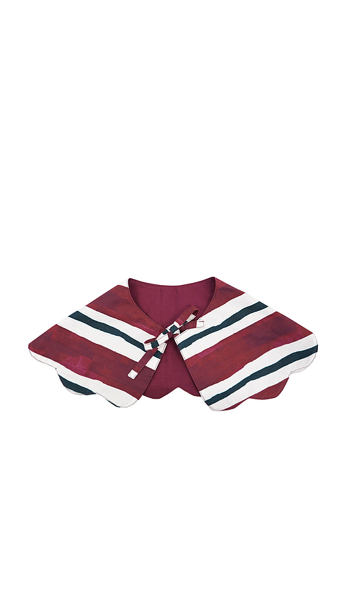 Damson Madder COL NOVELTY WASTAGE COLLAR en Burgundy