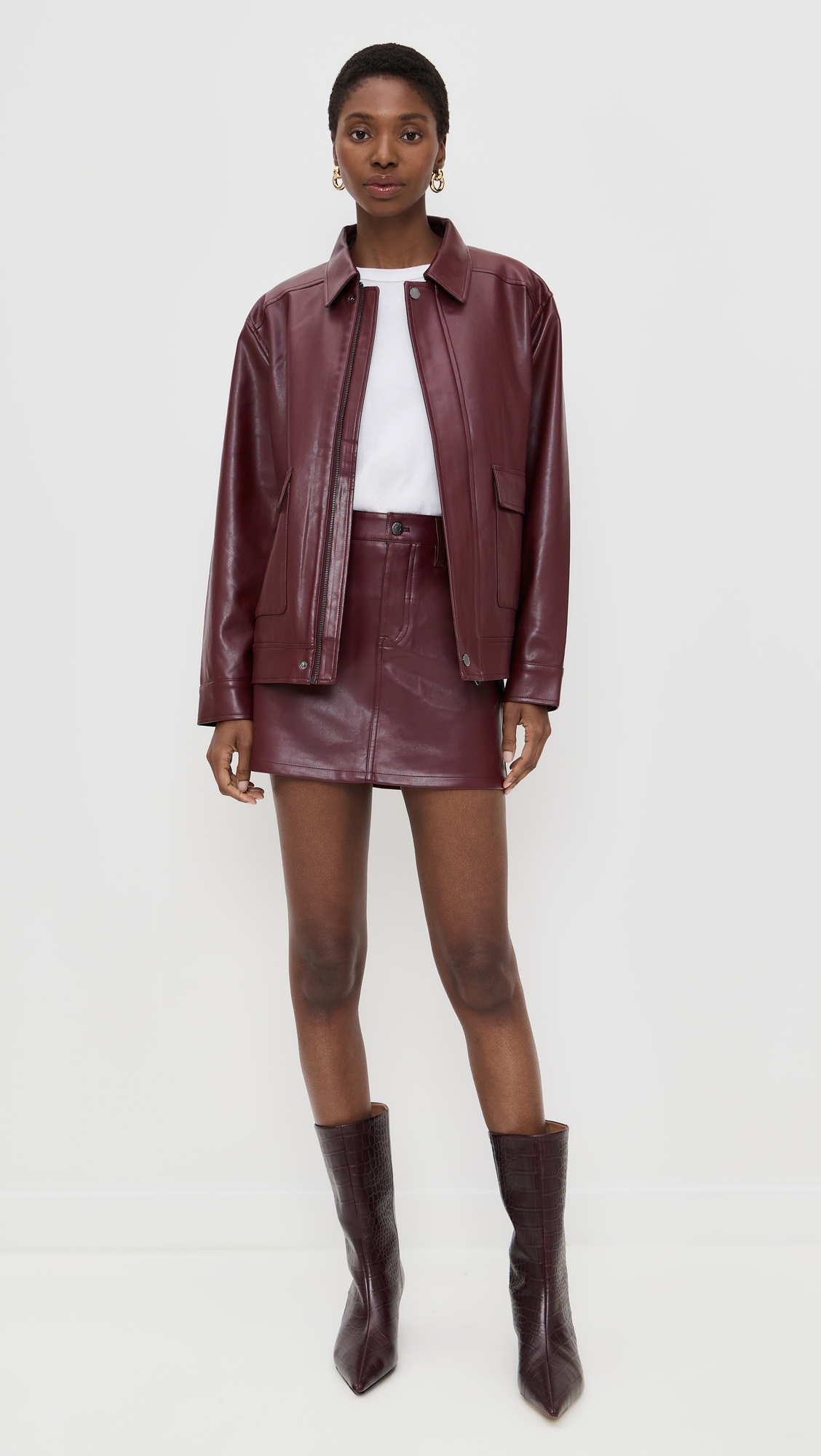 Abi Skirt Cabernet