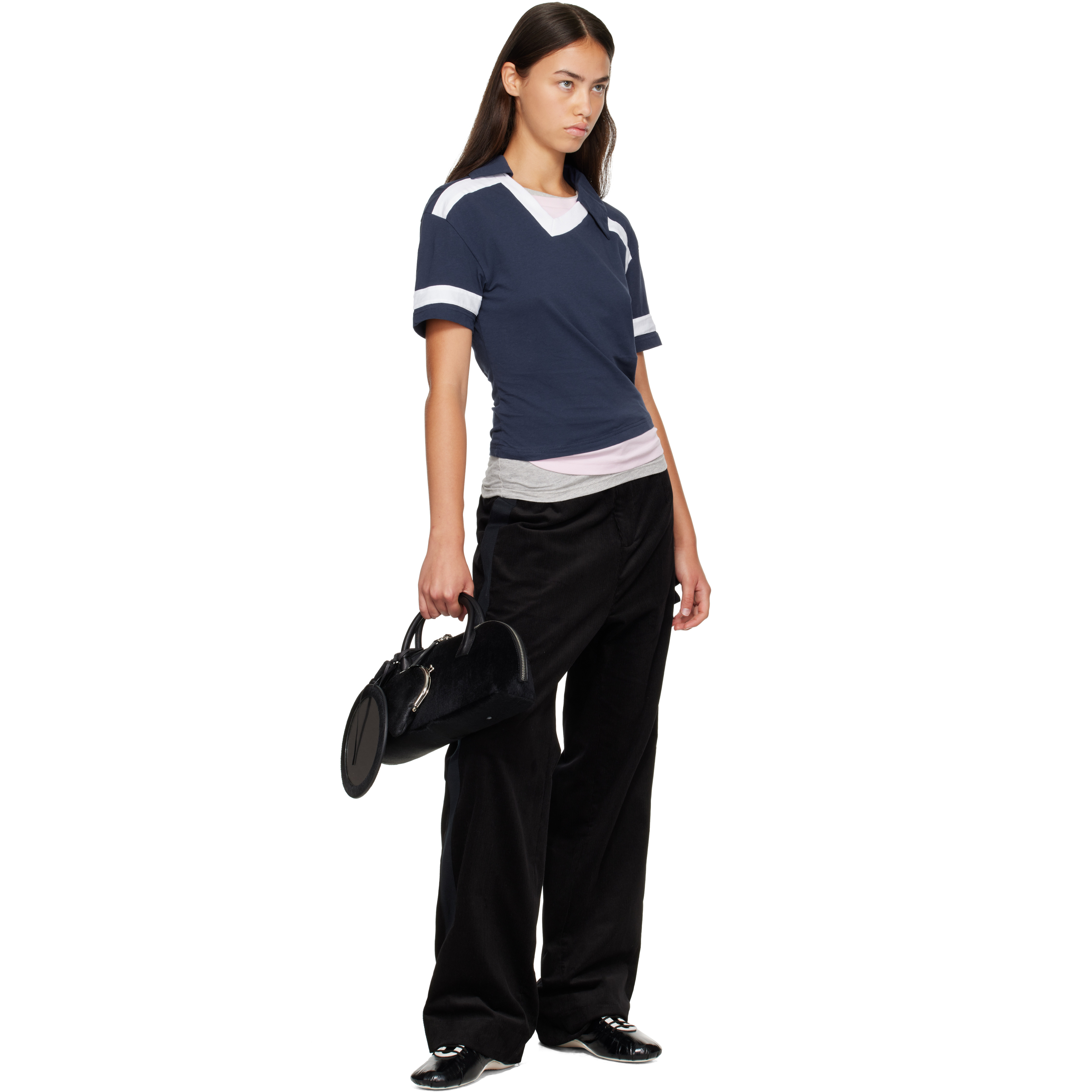 Black Cord Tux Trousers