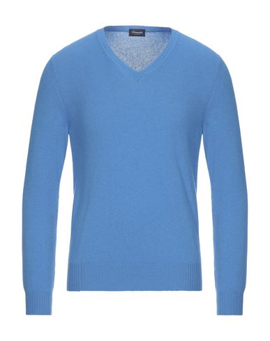 Man Sweater Azure Size 46 Cashmere