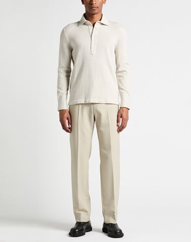 Cashmere Man Sweater Ivory Size 44 Cashmere