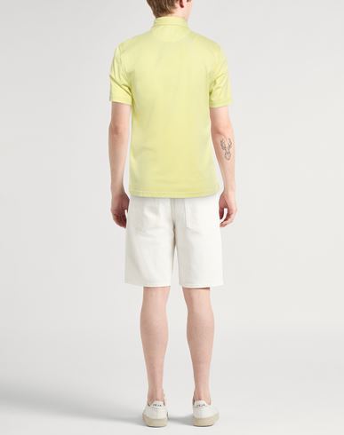 Man Polo shirt Lime green Size 40 Organic cotton