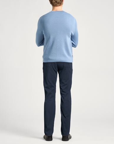 Man Pants Midnight blue Size 31 Cotton, Lyocell, Elastane