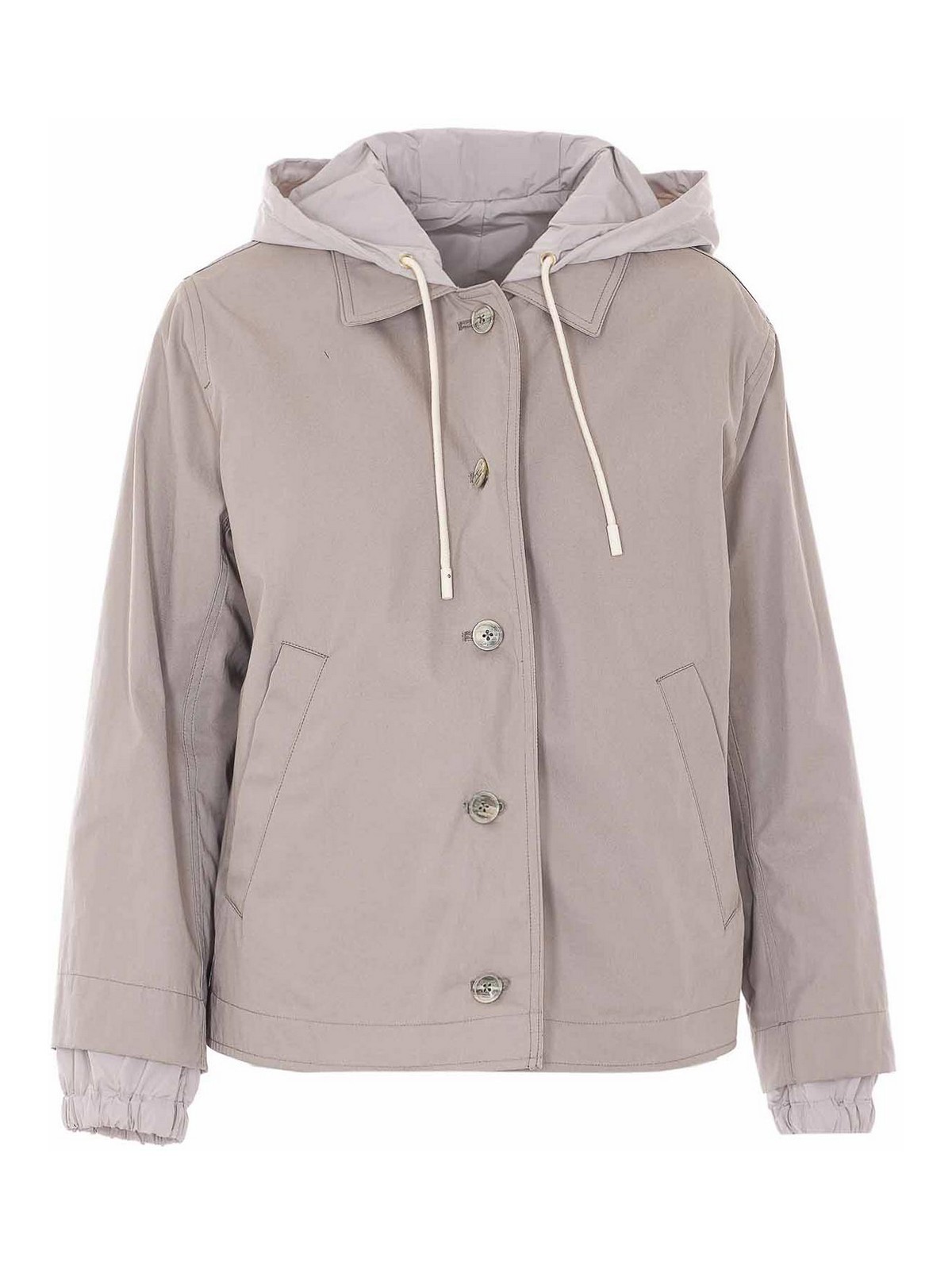 Jackets Grey Cotton - Women