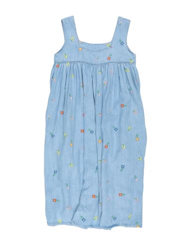 Kid Girl Kids' dress Blue Size 10 Lyocell, Polyester