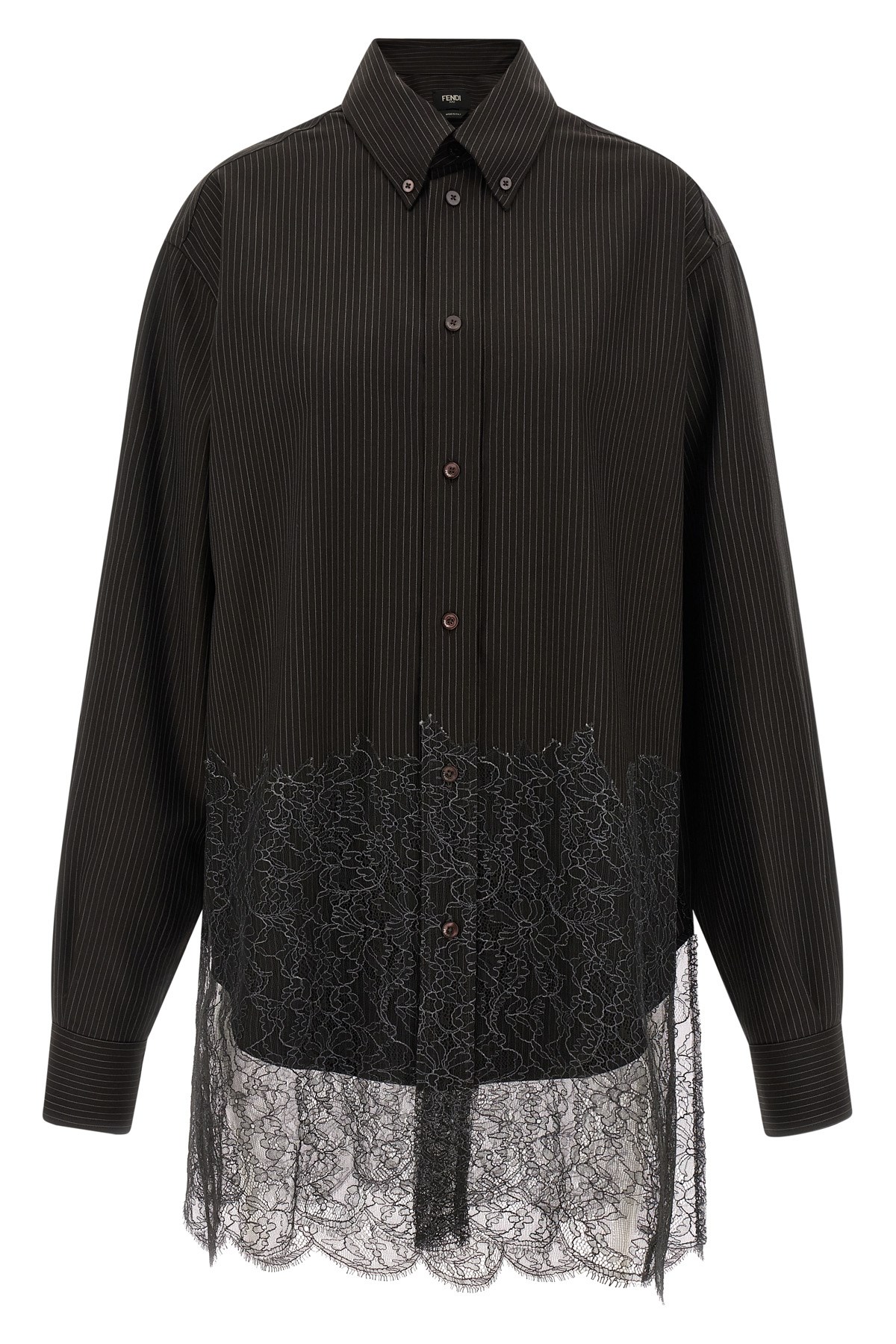 Wool And Lace Shirt