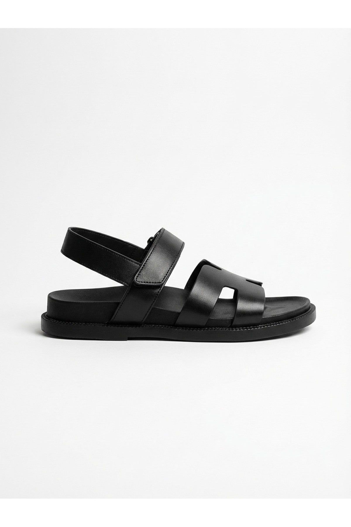IKRUSH Women's Nora Double Strap Slide Sandals in Black