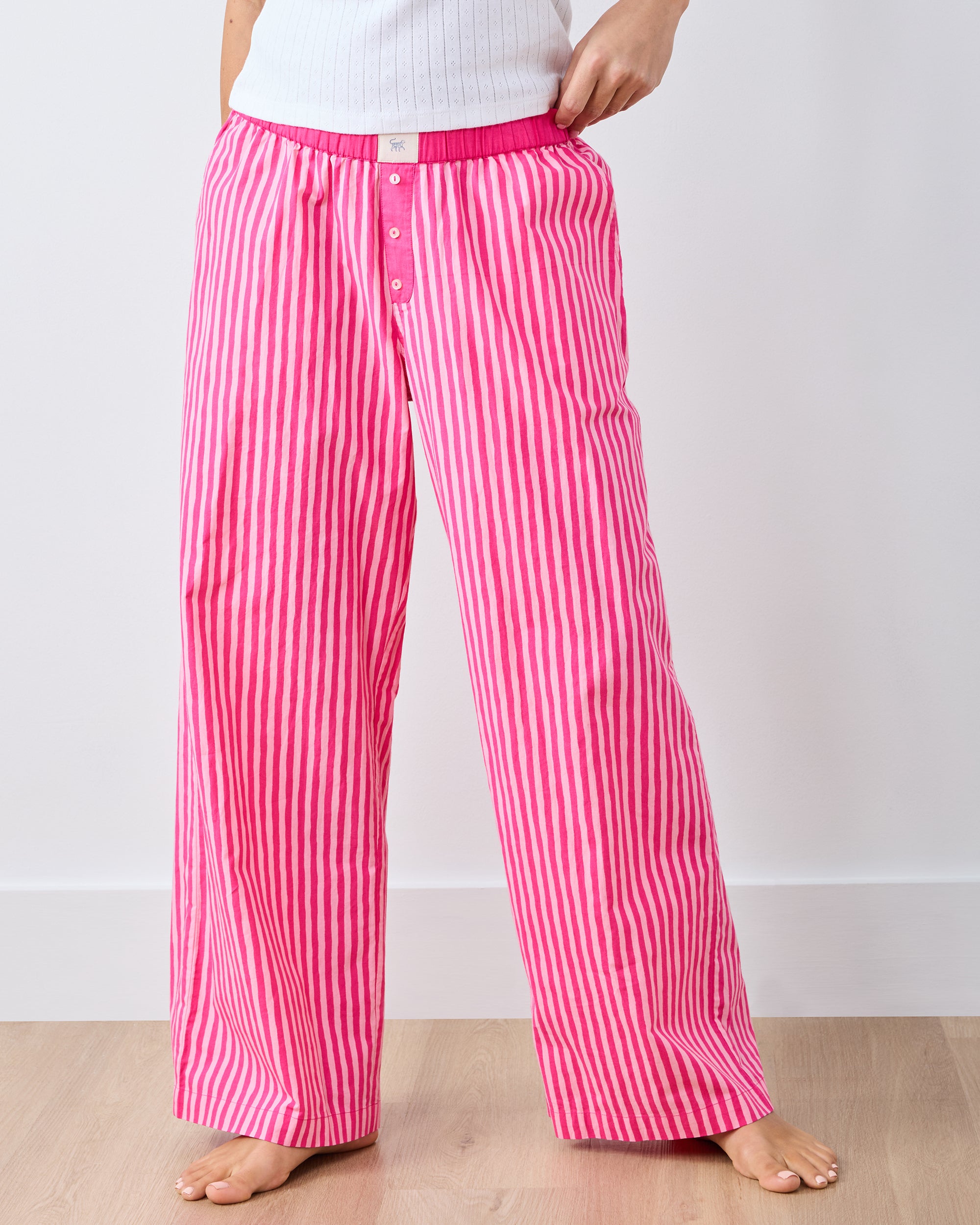 Organic Cotton Nola PJ Pants in | Women's XXS | Pink | Sleepwear