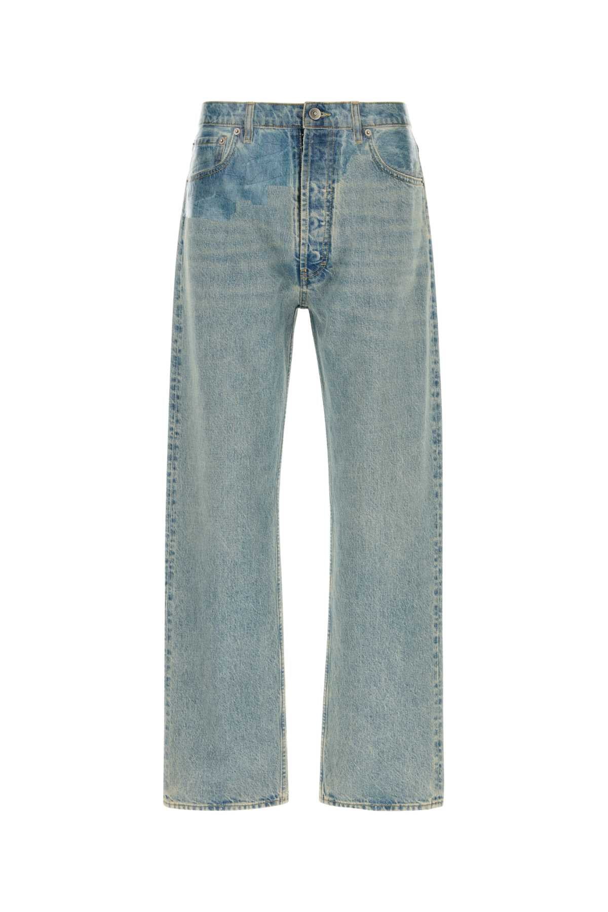 Light-Wash Denim Jeans — Blue