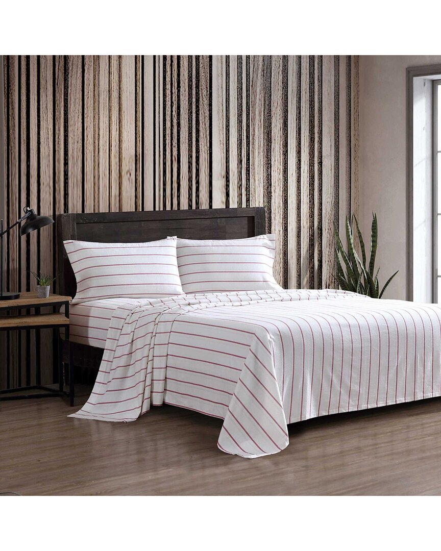 200 Thread Count Cooper Falls Printed Cotton Flannel Sheet Set