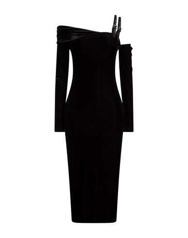 Woman Midi dress Black Size 2 Acetate, Polyester