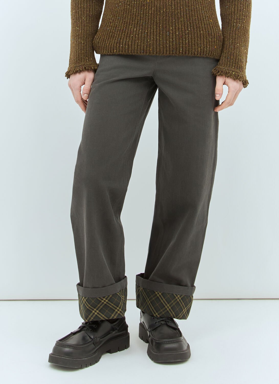 Cotton Carpenter Pants - Man Pants Grey Eu