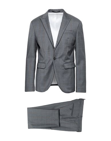 Man Suit Grey Size 38 Virgin Wool