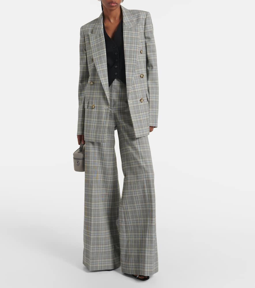 Stella McCartney Prince of Wales check wool blazer