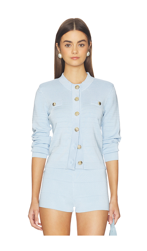 Generation Love Lilla Bandage Cardigan in Baby Blue. - XL also in