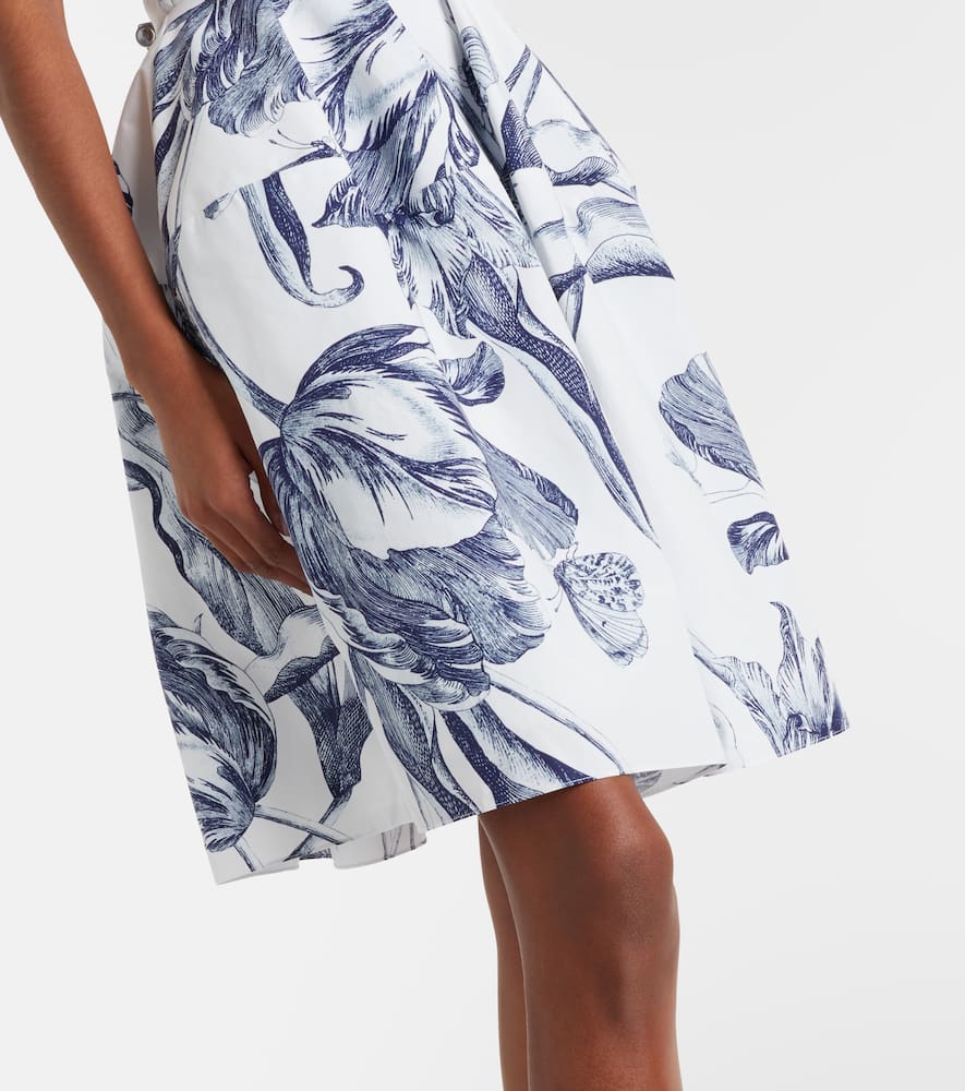 Floral cotton minidress