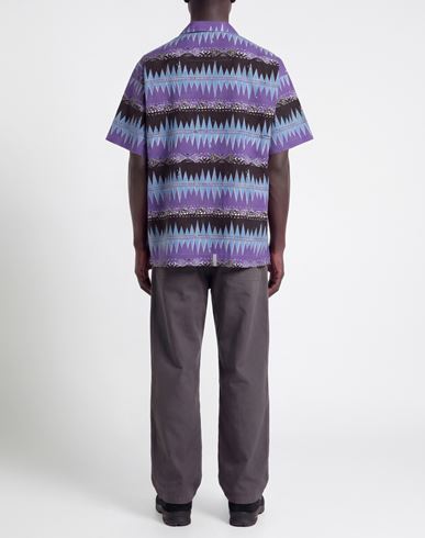 Man Shirt Purple Size L Cotton