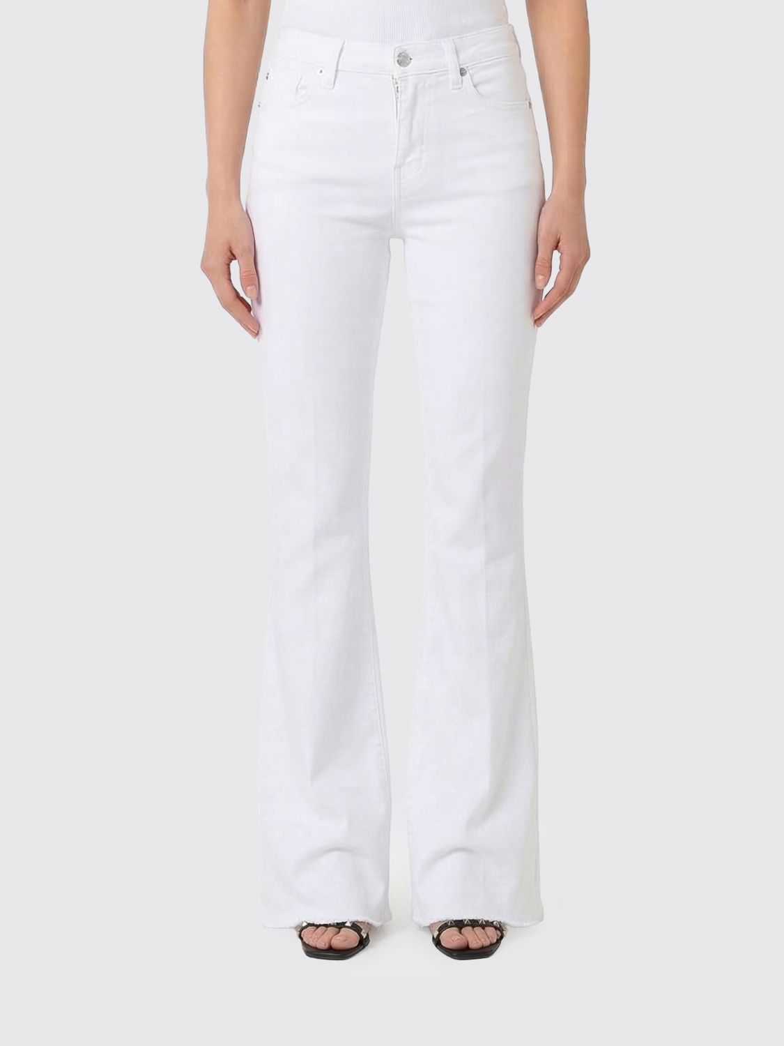 Jeans Woman color White