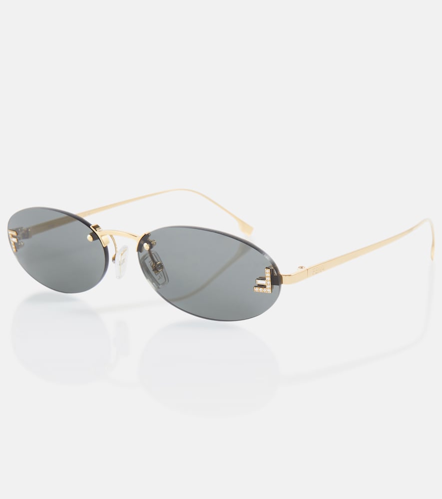 First embellished oval sunglasses