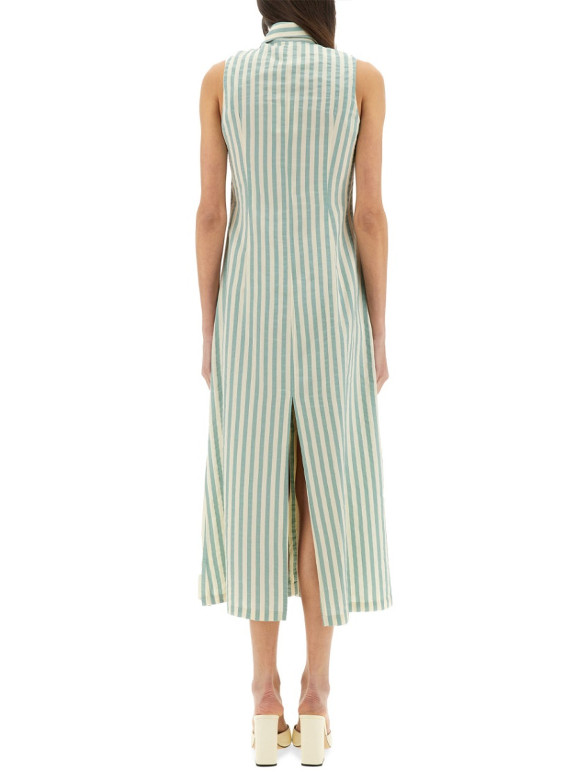 Colorful Stripes Chemisier Dress