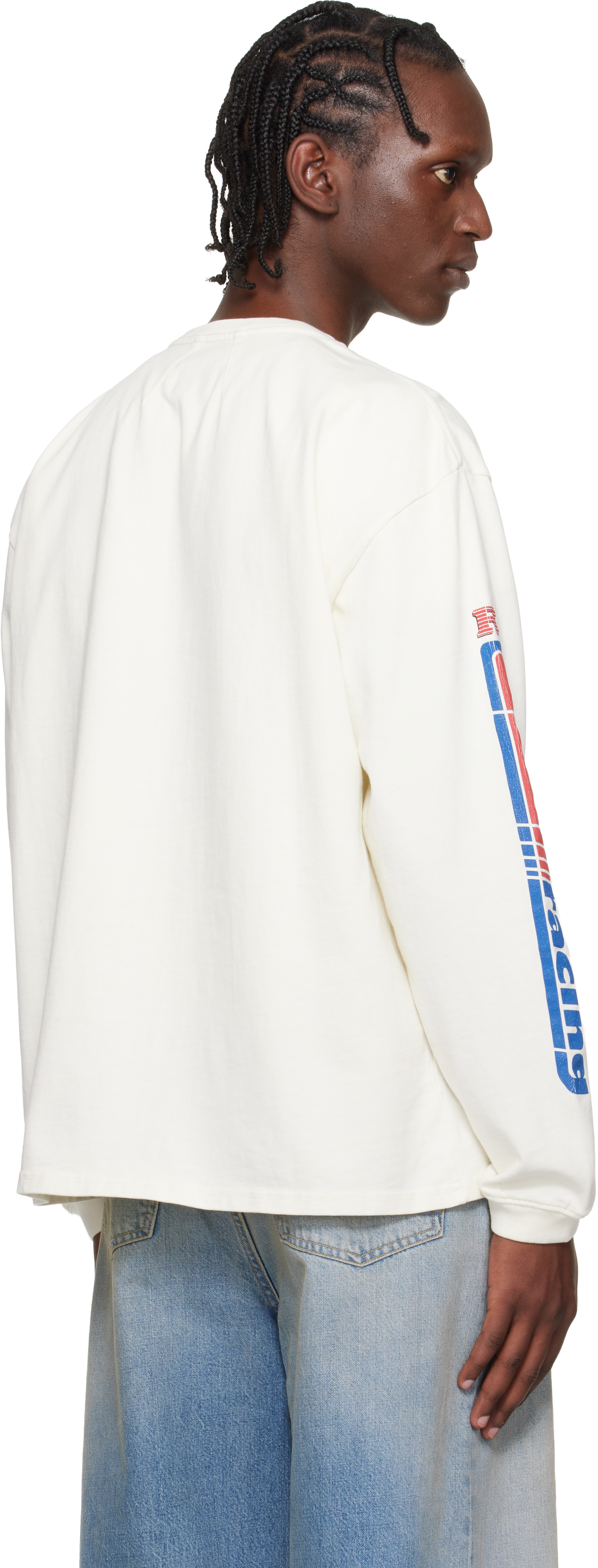 Off-White Split Petrol Logo LS T-shirt